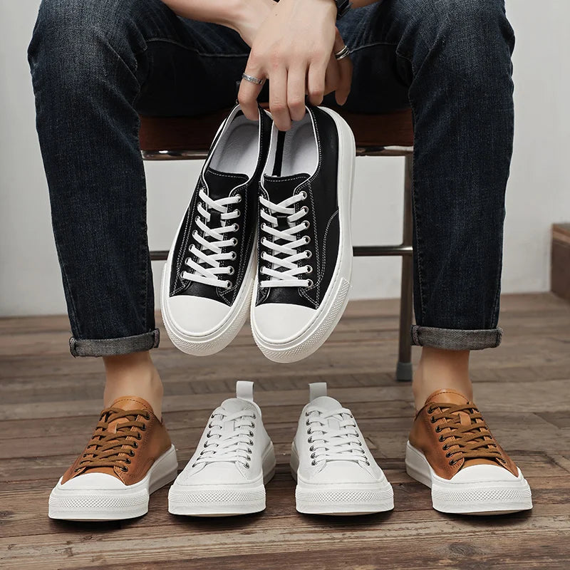 Κομψά δερμάτινα παπούτσια