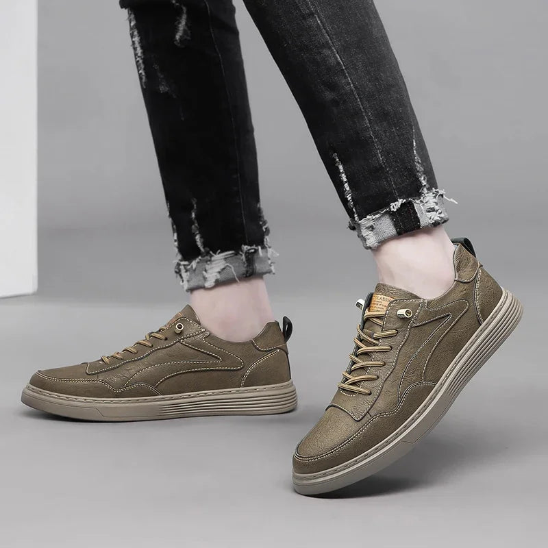 Κομψά δερμάτινα παπούτσια