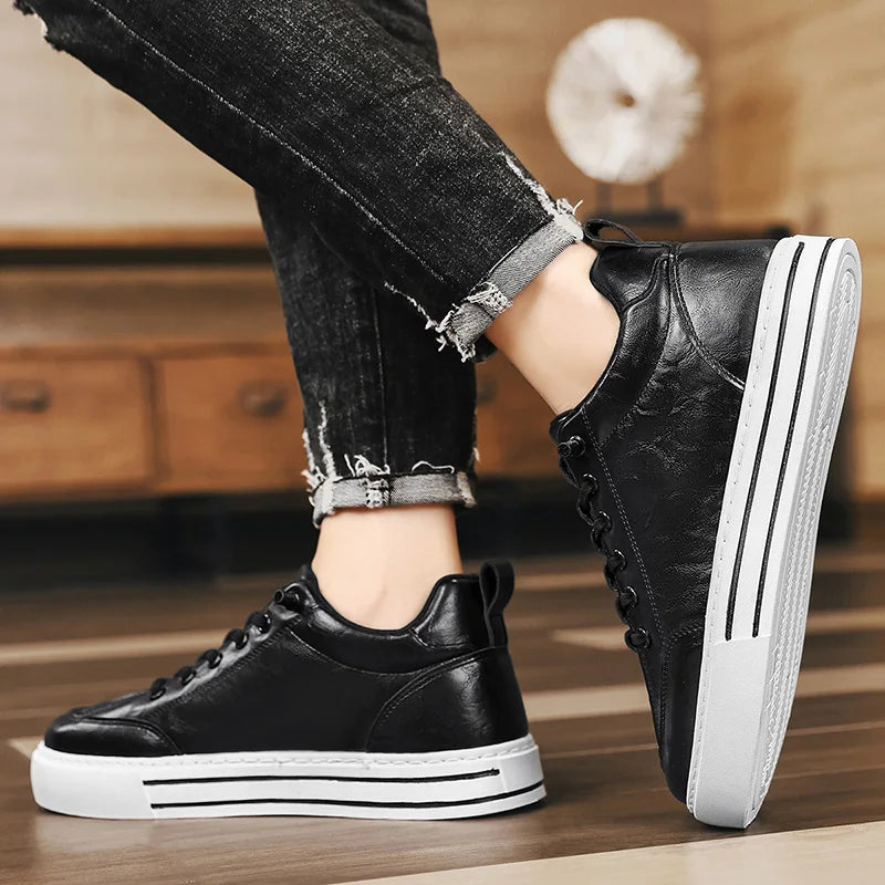 Κομψά δερμάτινα παπούτσια