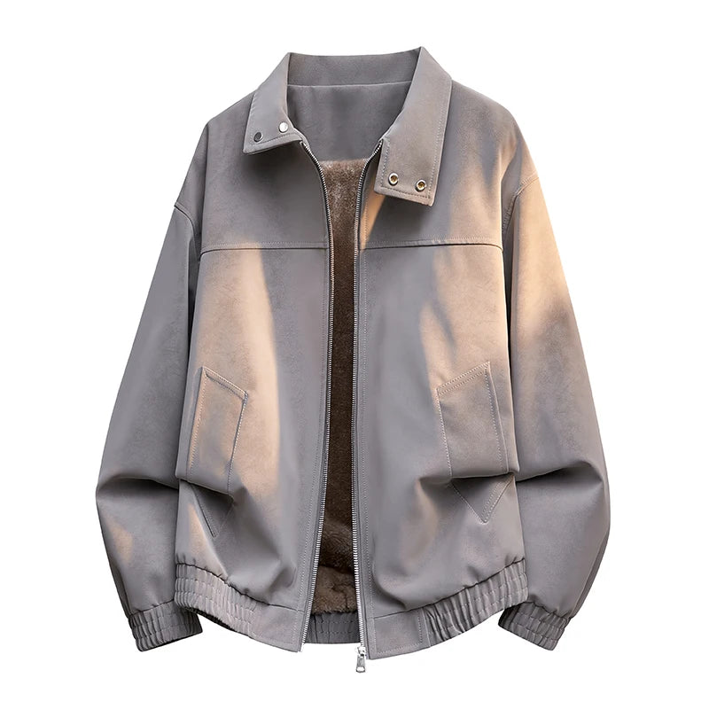 Ρετρό μπουφάν με φόδρα