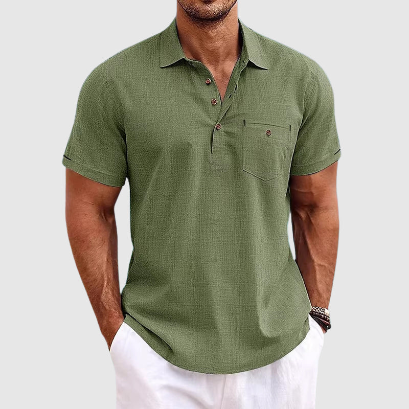 Λινό πουκάμισο Polo