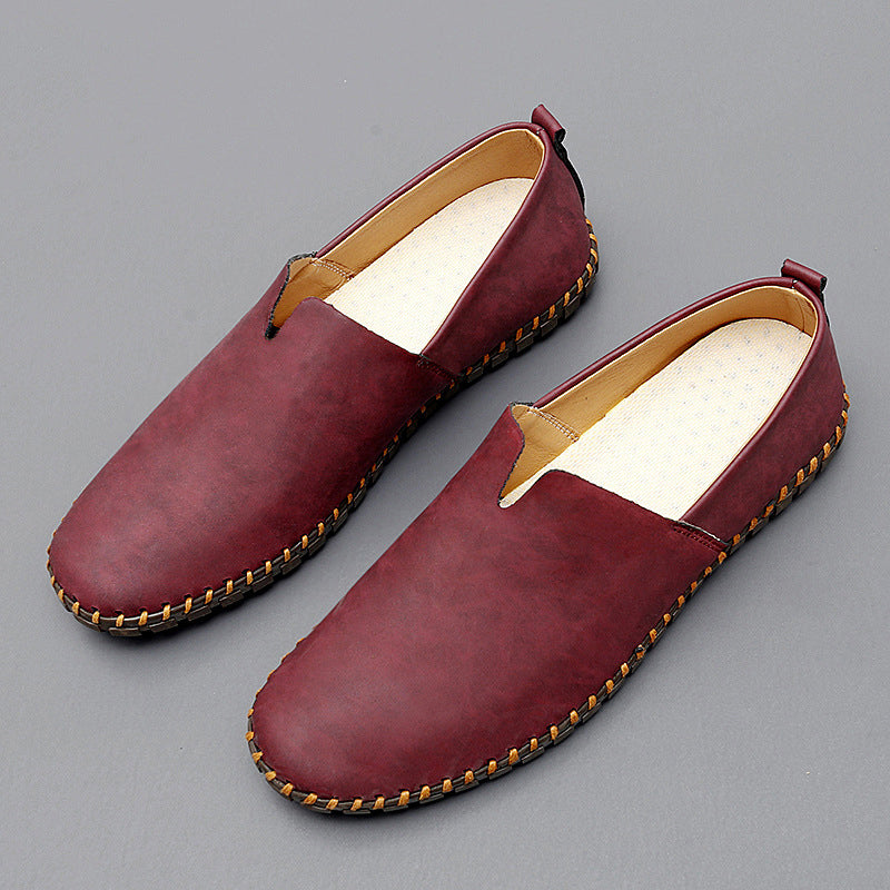 Σαντορίνη δερμάτινα παπούτσια Loafers