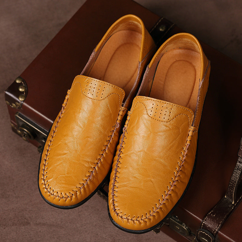 Las Vegas δερμάτινα παπούτσια Loafers