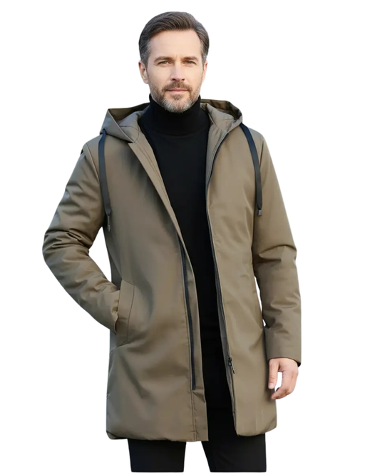 Κομψό αντρικό αντιανεμικό