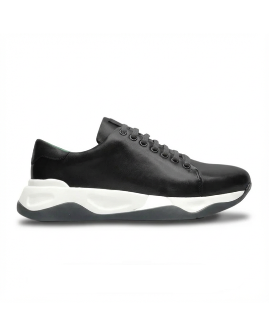 Υψηλά δερμάτινα παπούτσια από δέρμα αγελάδας