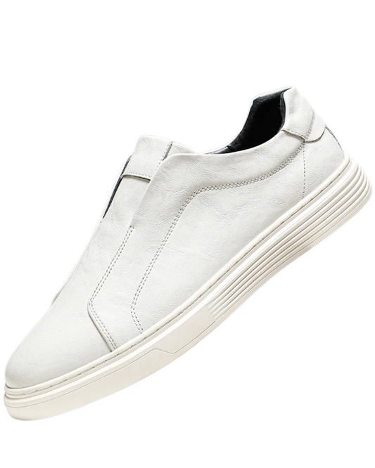 Κλασικά δερμάτινα παπούτσια Slip-On