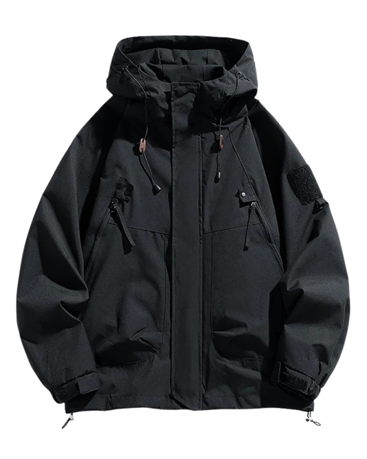 Κομψό μπουφάν με κουκούλα