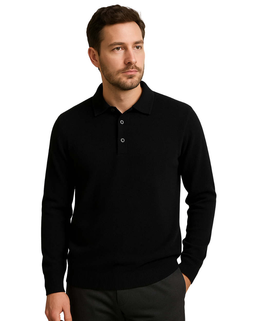 Πουκάμισο Polo από 100% κασμίρ