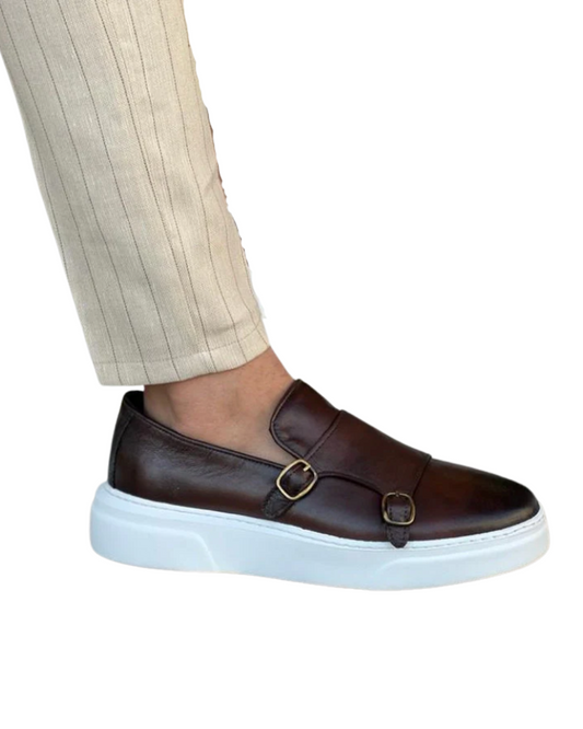 Slip-On δερμάτινα μποτάκια