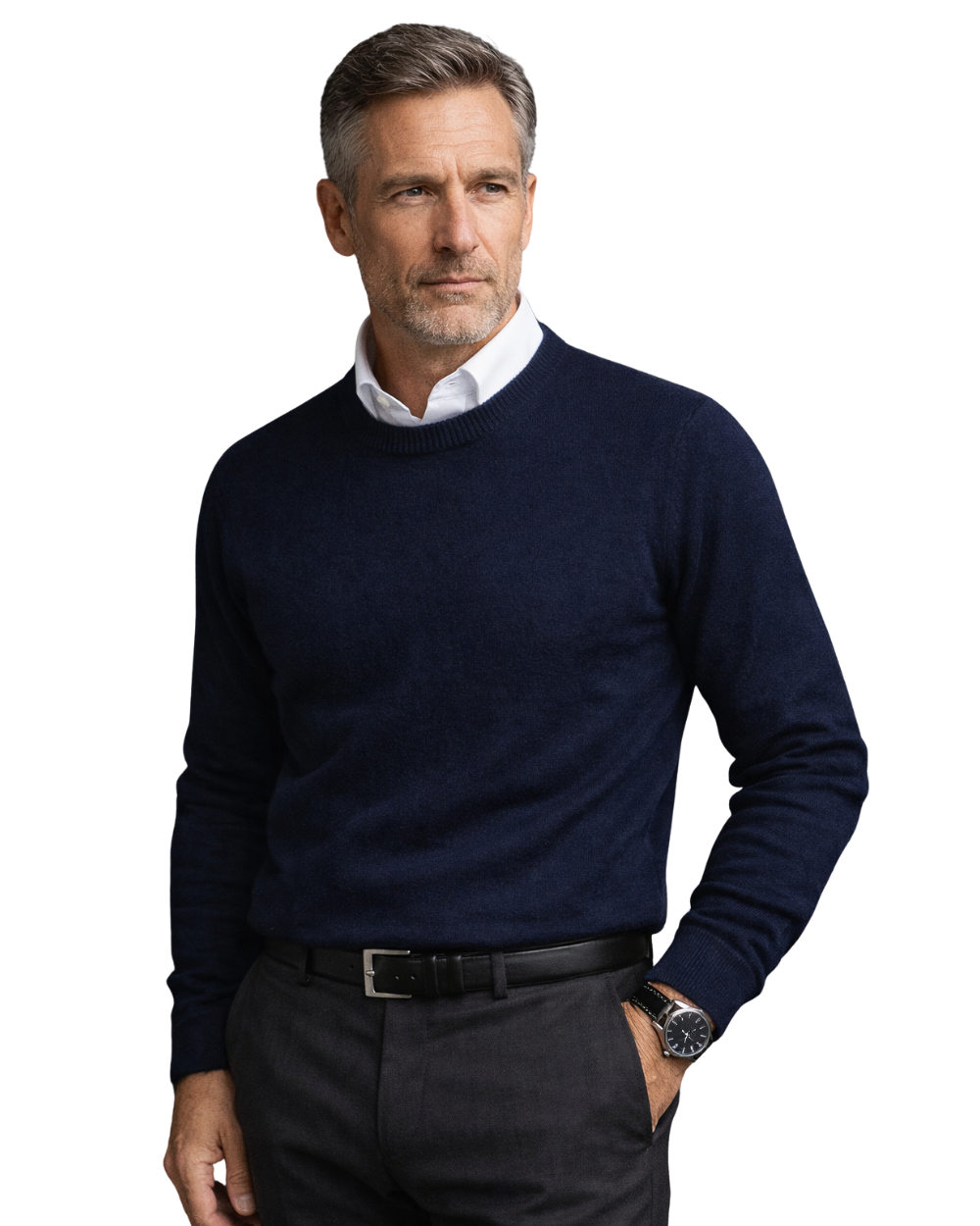 Κομψό κασμιρένιο πουλόβερ