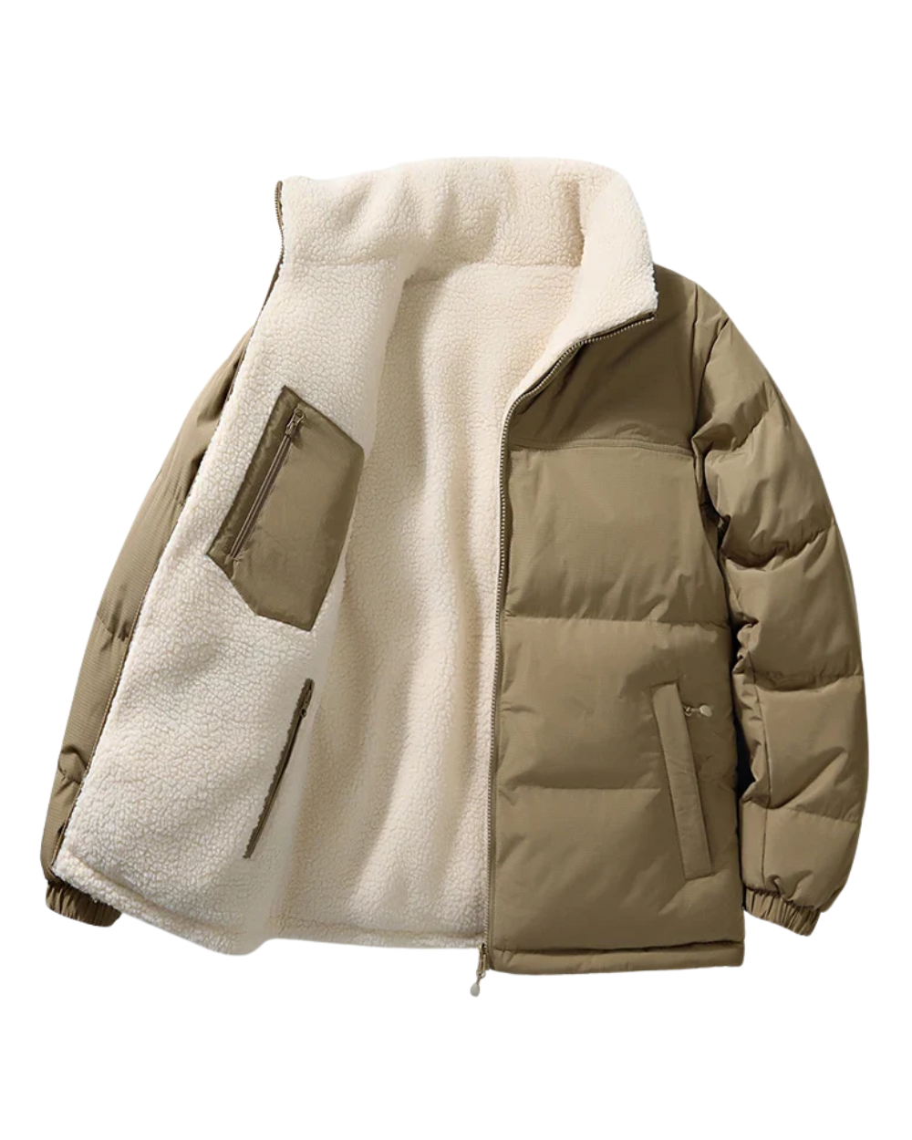 Κομψό αναστρέψιμο μπουφάν