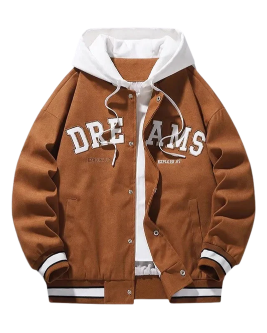 Κομψό μπουφάν με κουκούλα