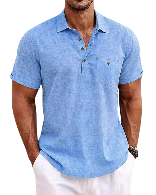Λινό πουκάμισο Polo