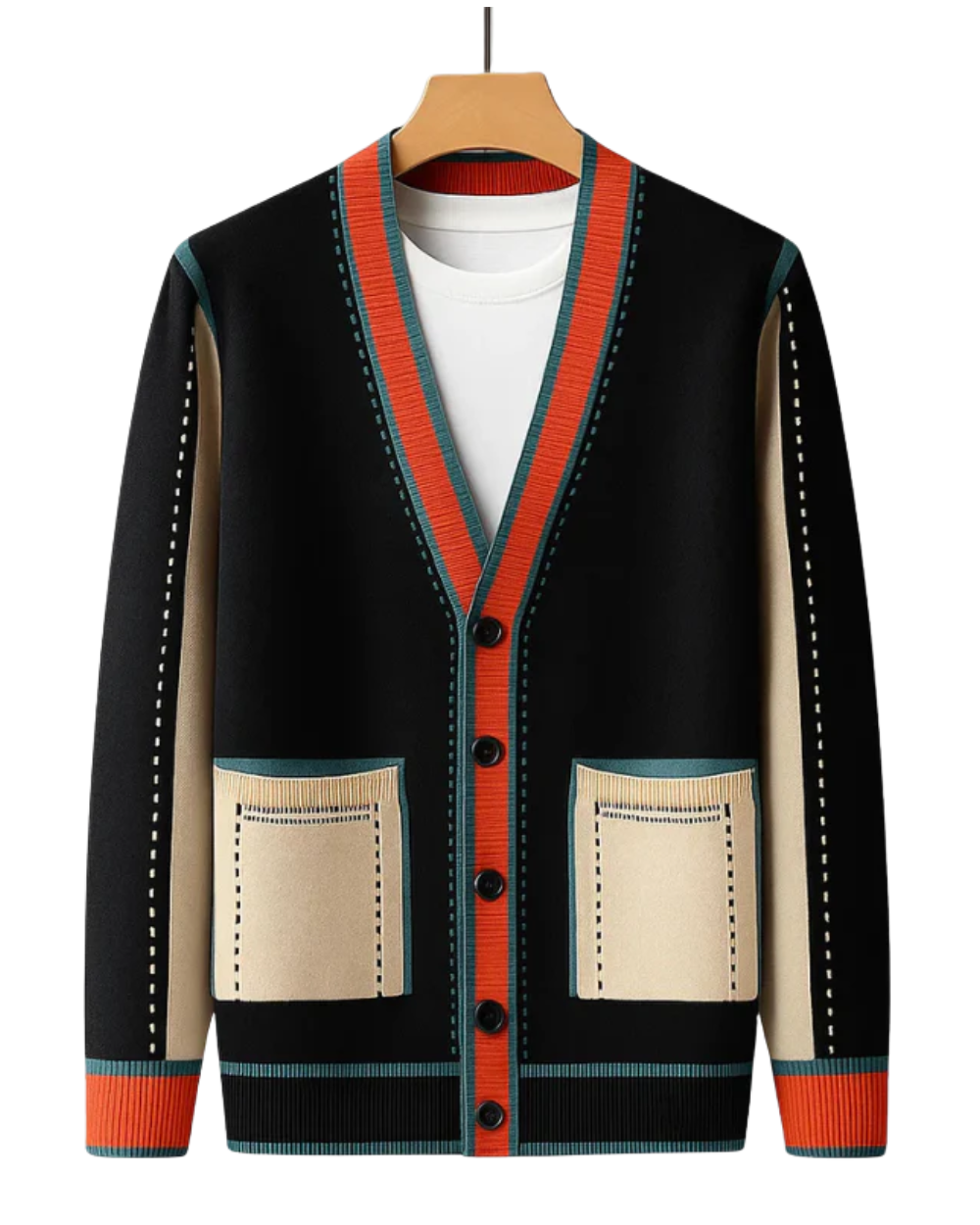 Κομψή μάλλινη ζακέτα