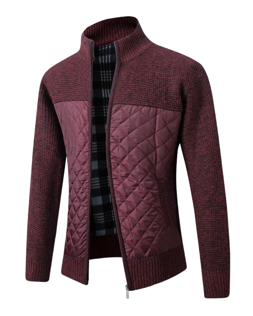 Κομψή πλεκτή ζακέτα