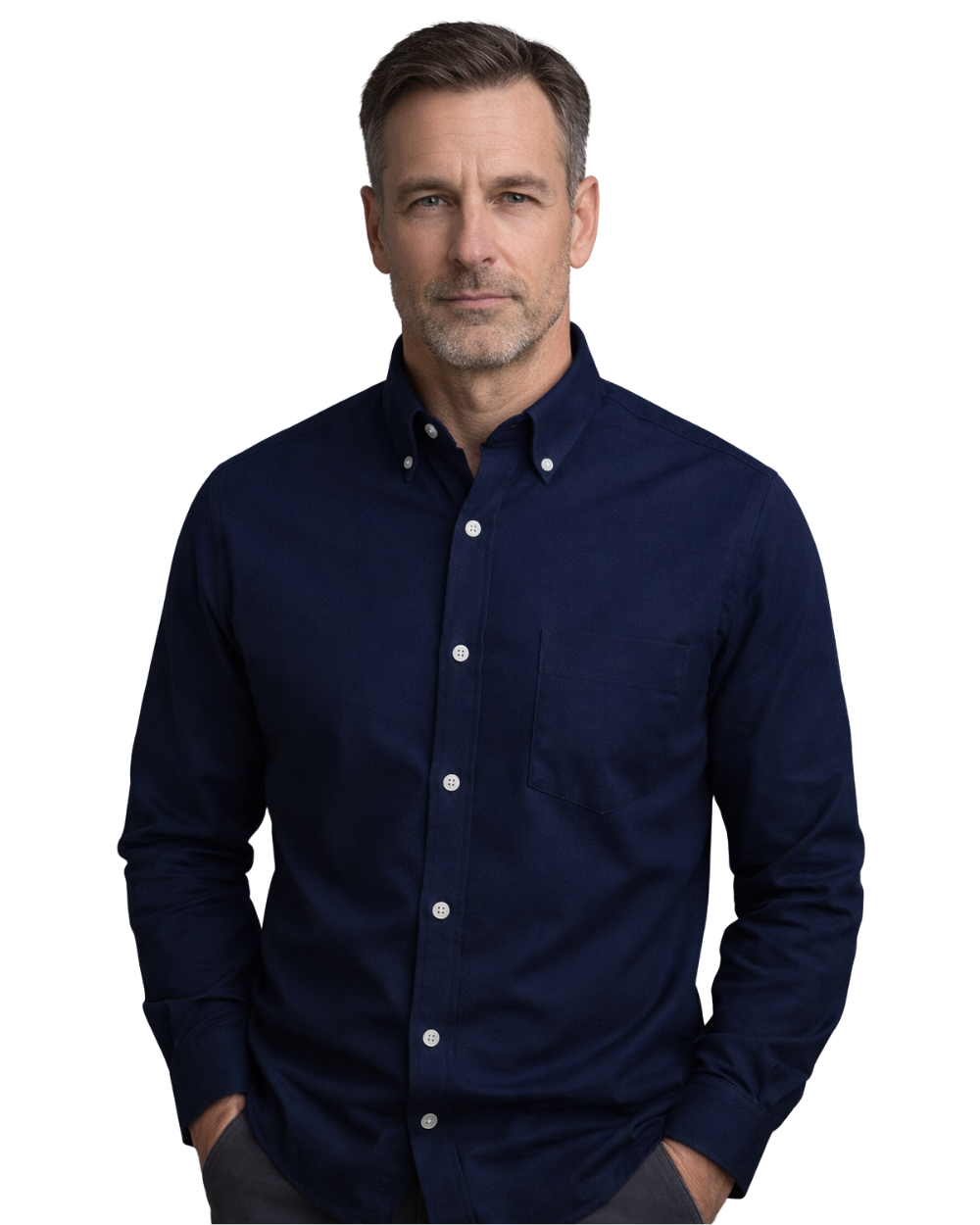 Κομψό βαμβακερό πουκάμισο