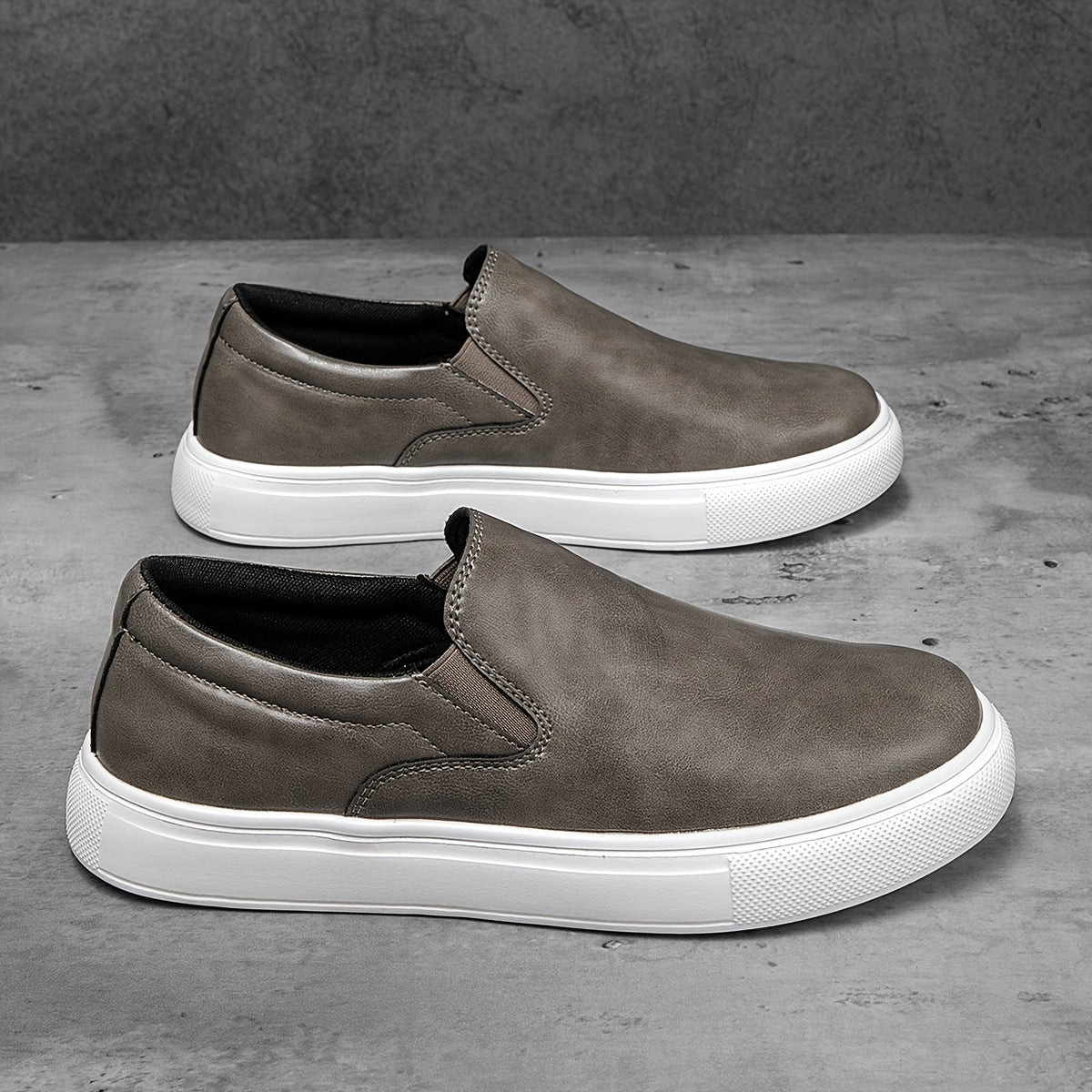 Casual δερμάτινα παπούτσια Slip-On