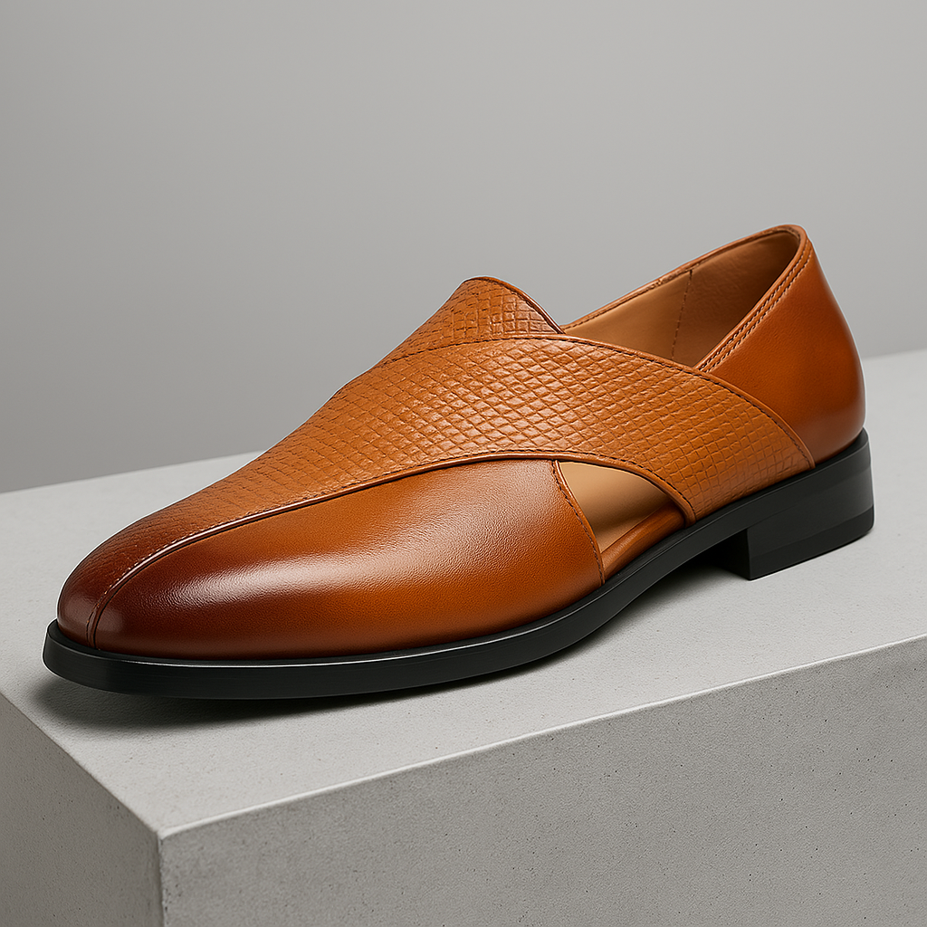 Vintage δερμάτινα παπούτσια Loafers