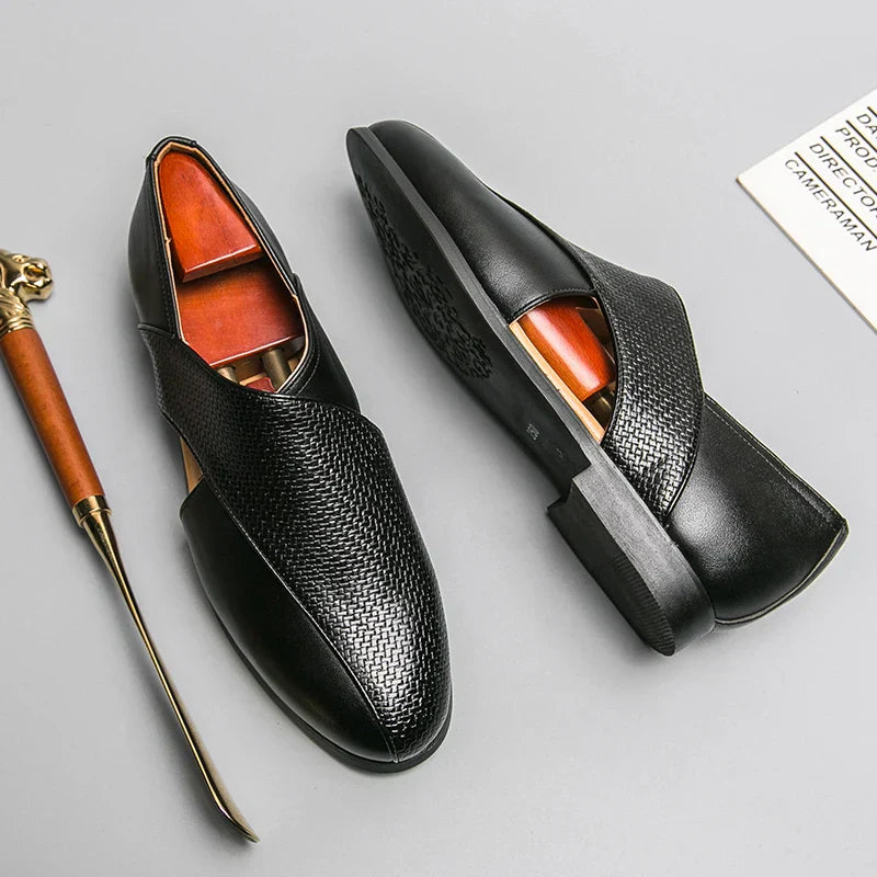 Vintage δερμάτινα παπούτσια Loafers