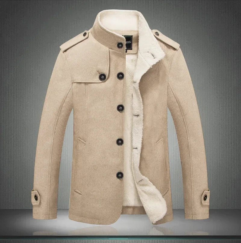 Κομψό παλτό από fleece
