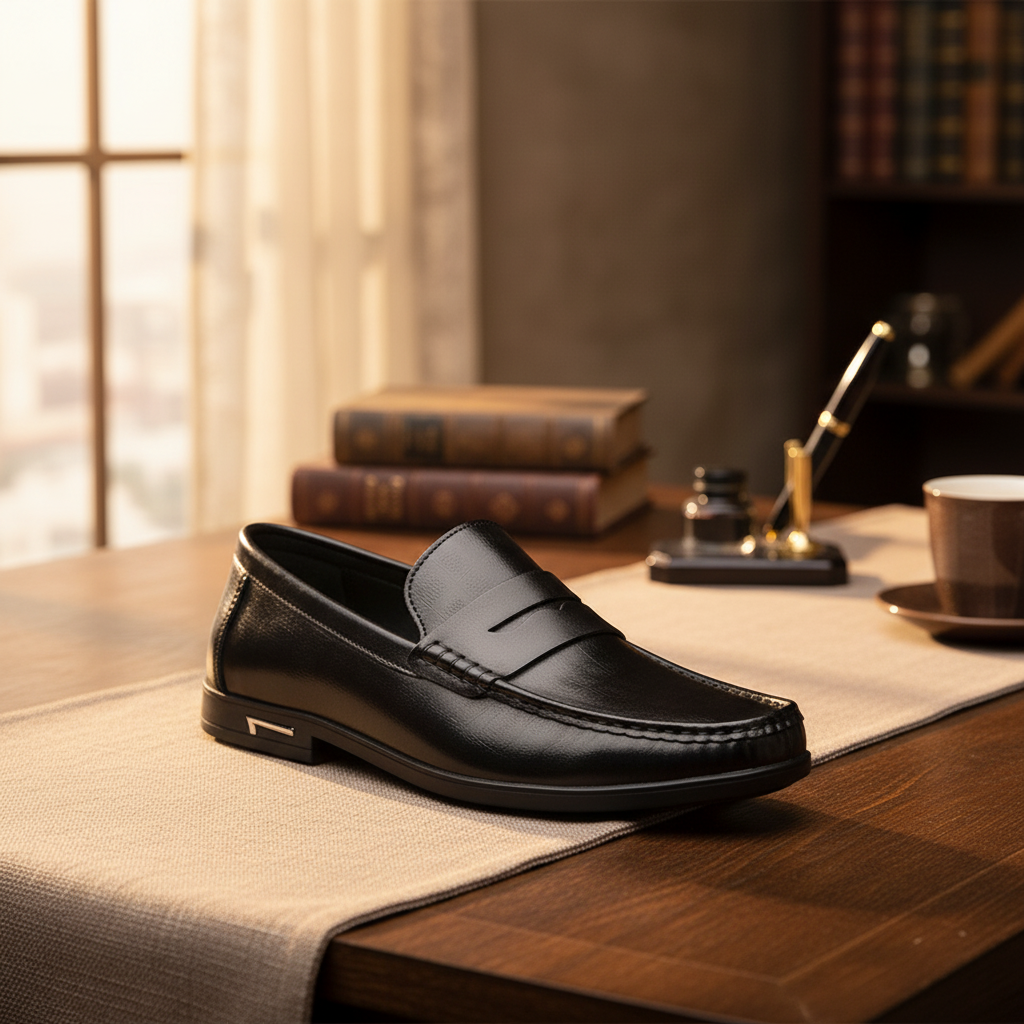 Κομψά δερμάτινα παπούτσια Premium Loafers