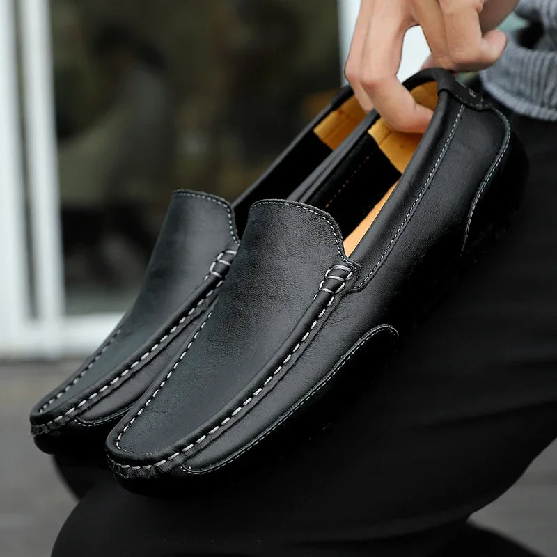 Vintage δερμάτινα παπούτσια Loafers