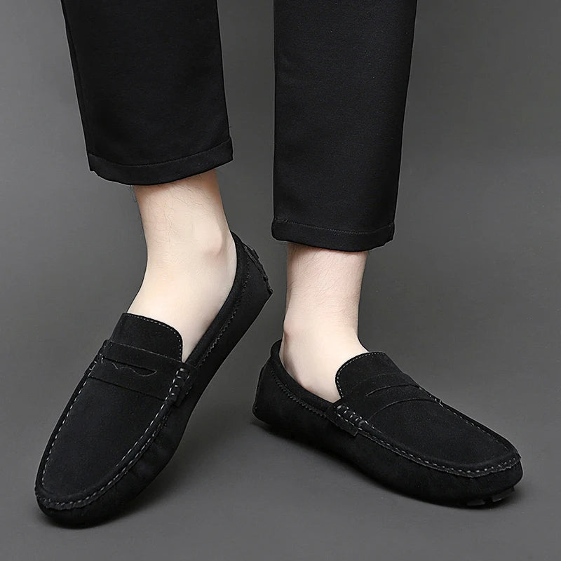 Σουέτ μποτάκια Loafers