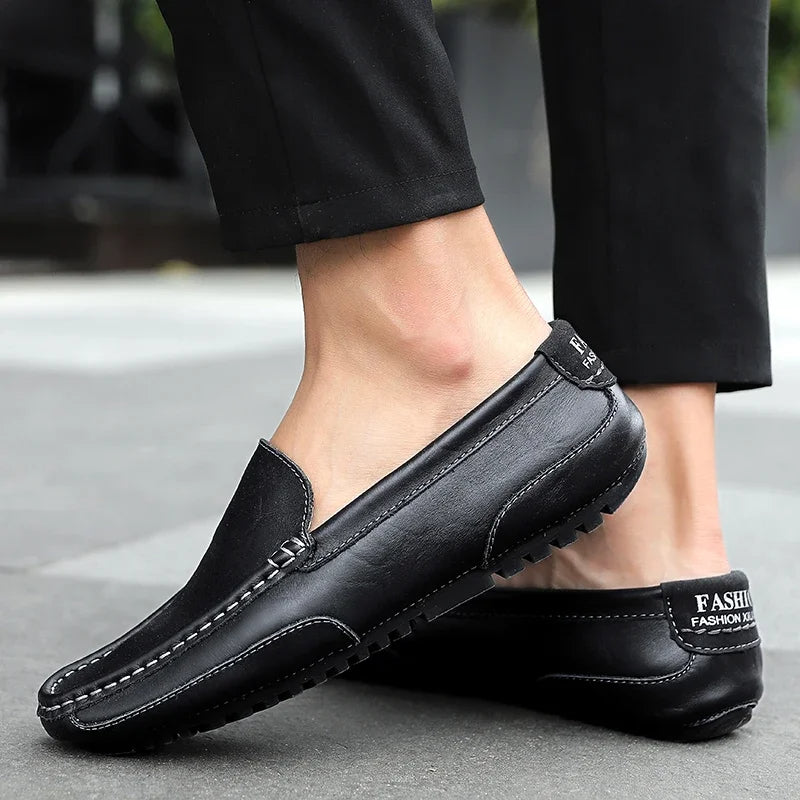 Vintage δερμάτινα παπούτσια Loafers