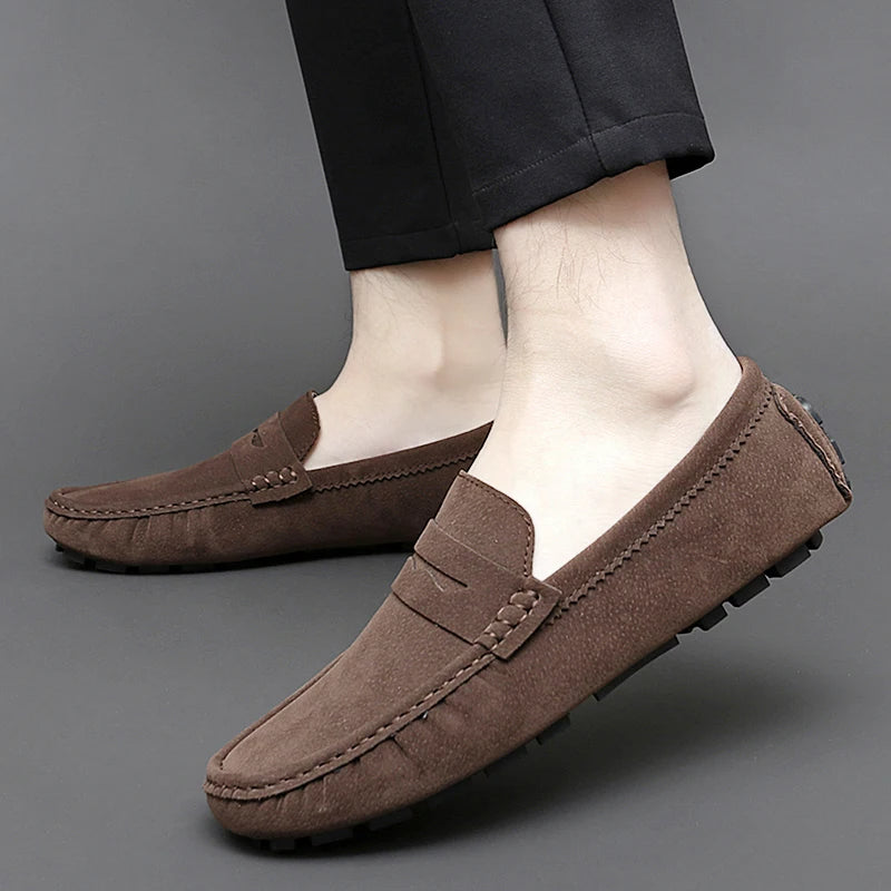Σουέτ μποτάκια Loafers