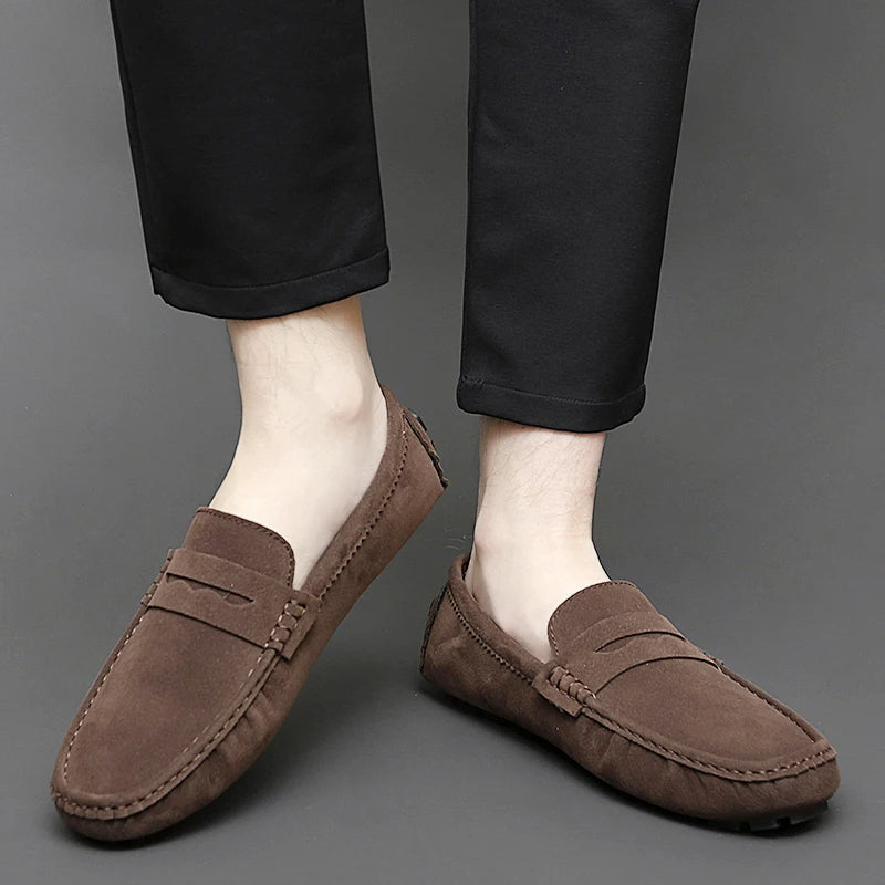 Σουέτ μποτάκια Loafers