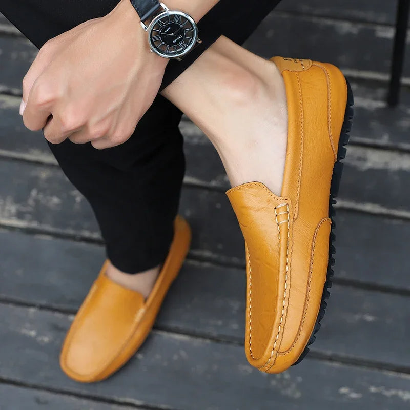 Vintage δερμάτινα παπούτσια Loafers