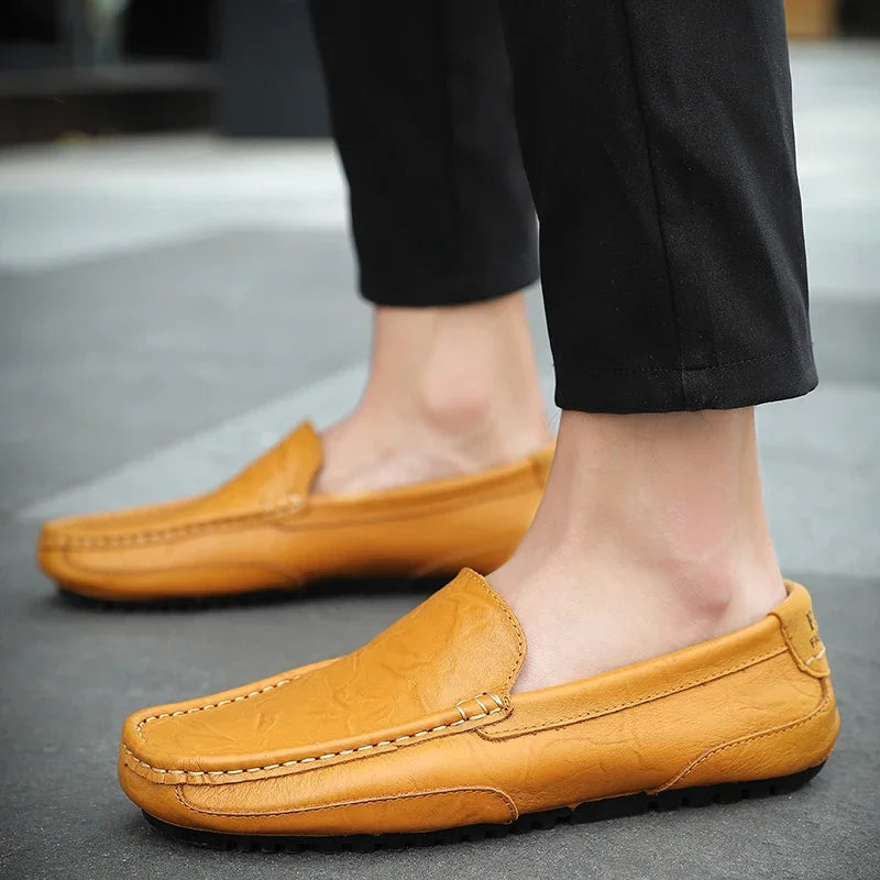 Vintage δερμάτινα παπούτσια Loafers