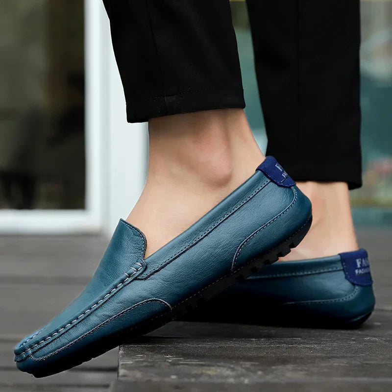 Vintage δερμάτινα παπούτσια Loafers