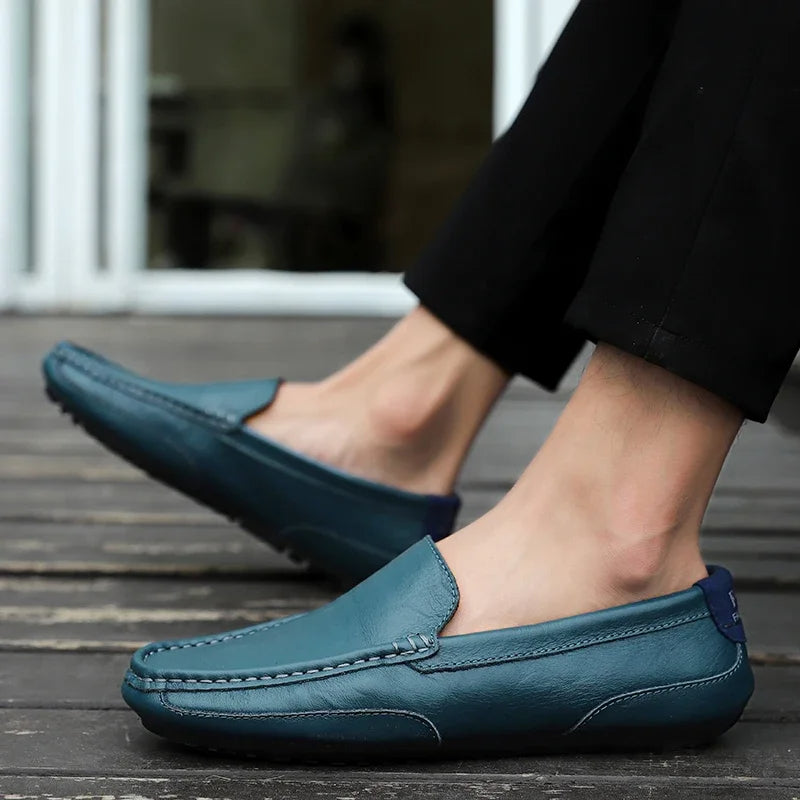 Vintage δερμάτινα παπούτσια Loafers