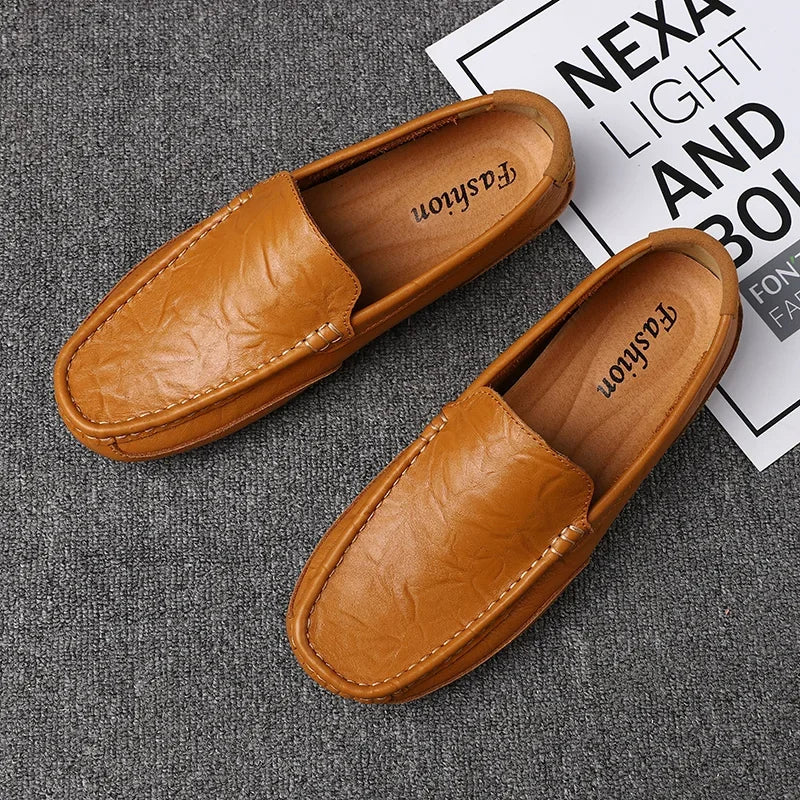 Vintage δερμάτινα παπούτσια Loafers
