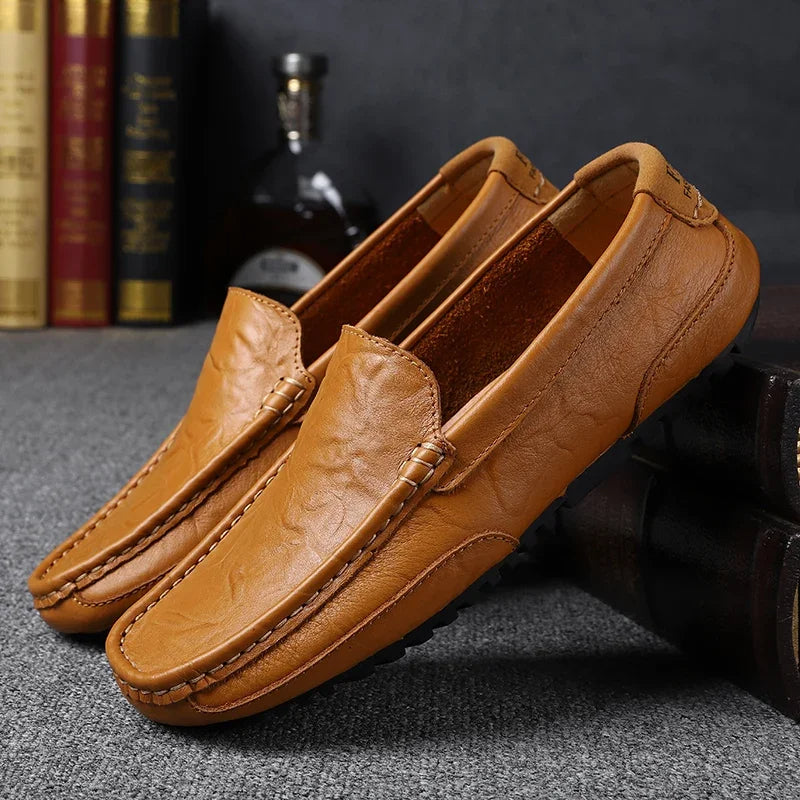 Vintage δερμάτινα παπούτσια Loafers
