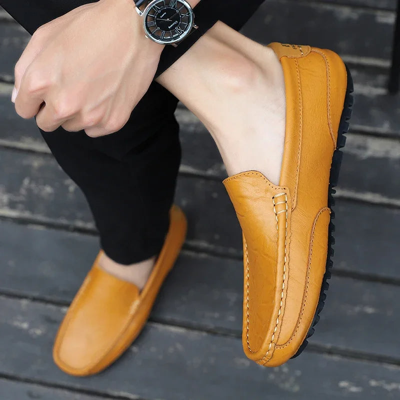 Vintage δερμάτινα παπούτσια Loafers