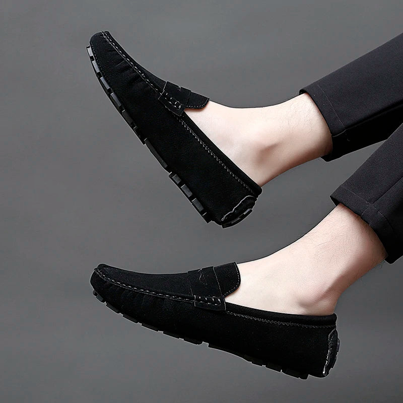 Σουέτ μποτάκια Loafers