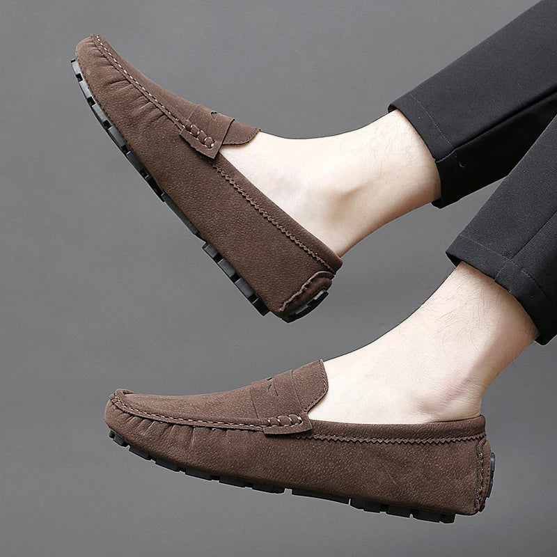 Σουέτ μποτάκια Loafers