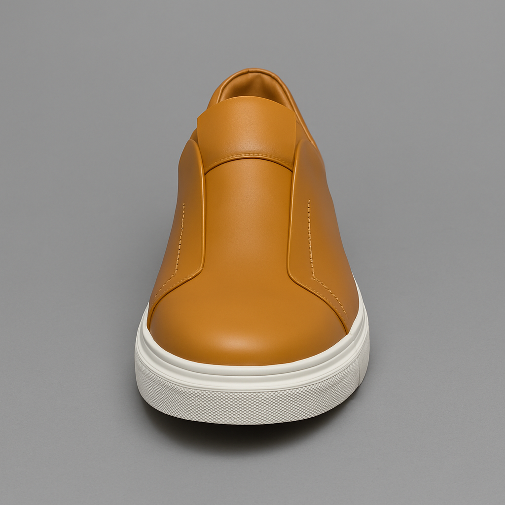 Κομψά δερμάτινα παπούτσια Slip-On