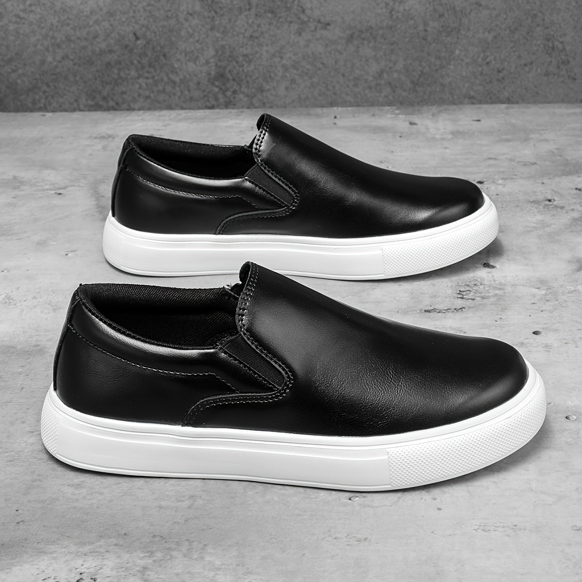 Casual δερμάτινα παπούτσια Slip-On