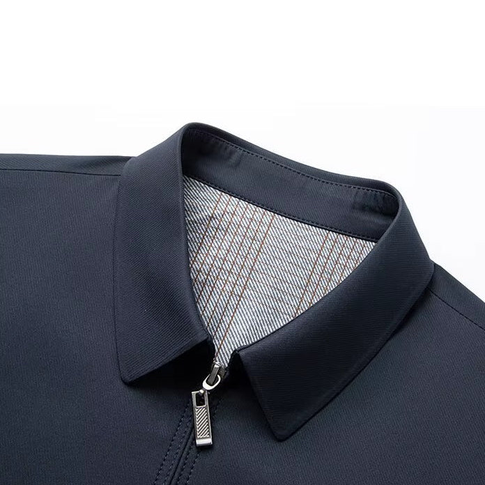 Προσαρμοσμένο μπουφάν με φερμουάρ