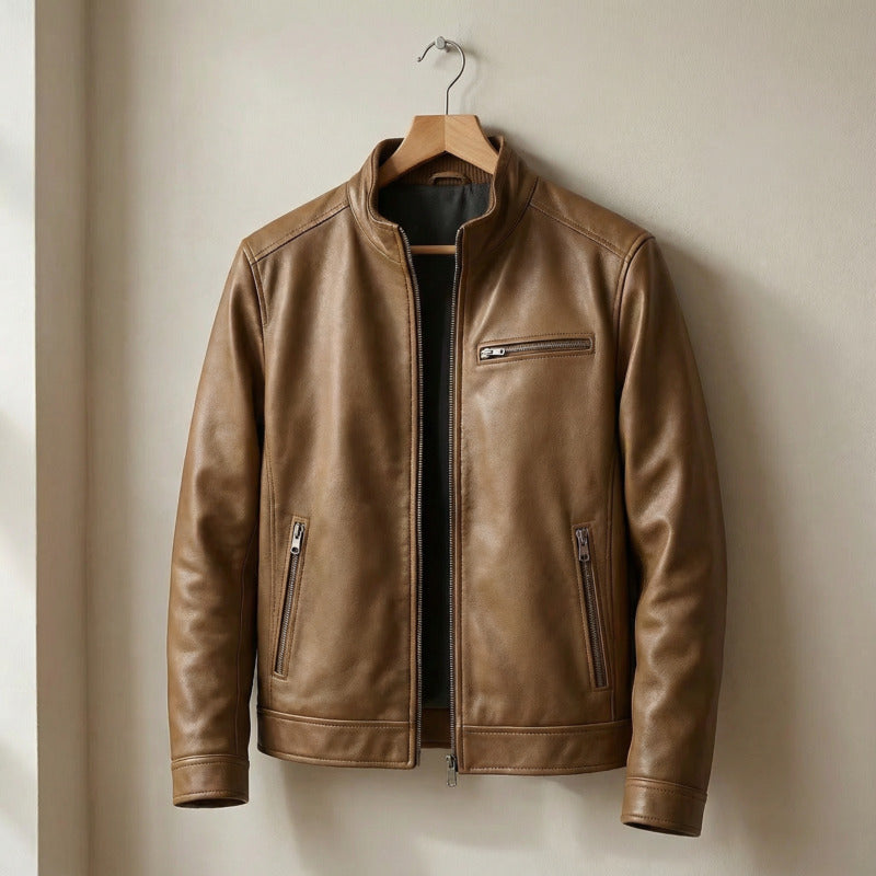 Vintage δερμάτινο σακάκι