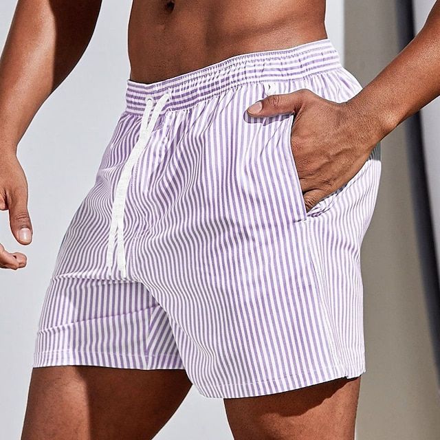 Casual Stiped Boardshorts