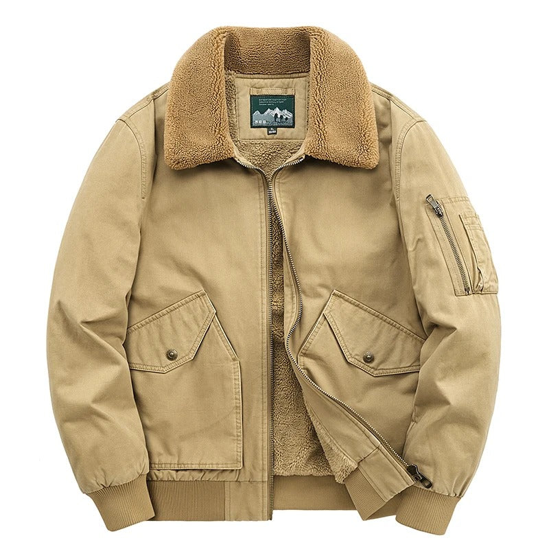 Κομψό βαμβακερό παραγεμισμένο μπουφάν