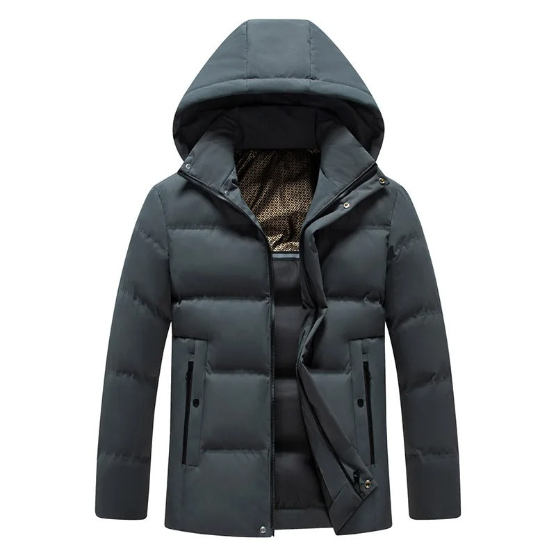 Κομψό μπουφάν με κουκούλα Fleece
