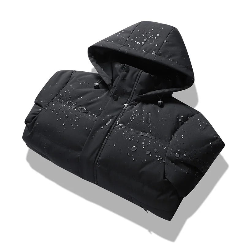 Κομψό μπουφάν με κουκούλα Fleece