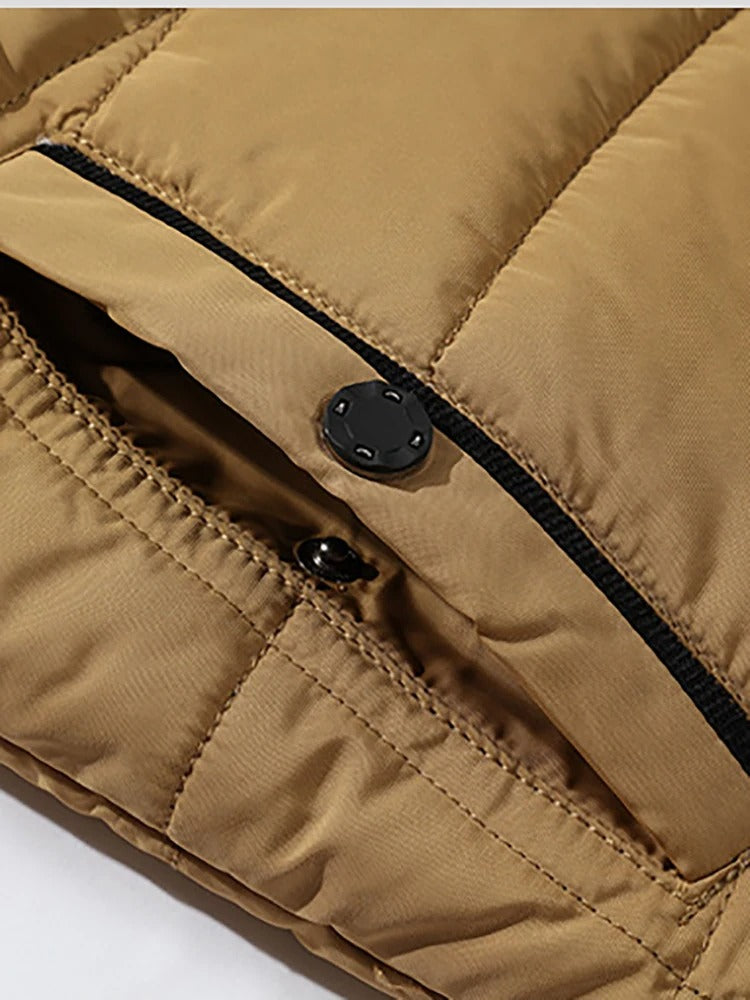 Κομψό μπουφάν με κουκούλα Fleece