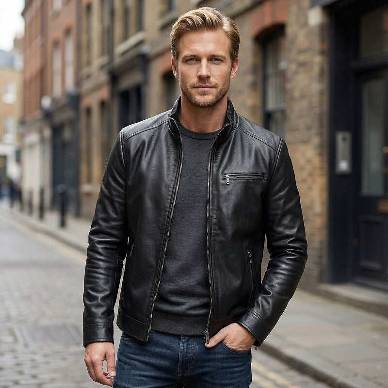 Vintage δερμάτινο σακάκι