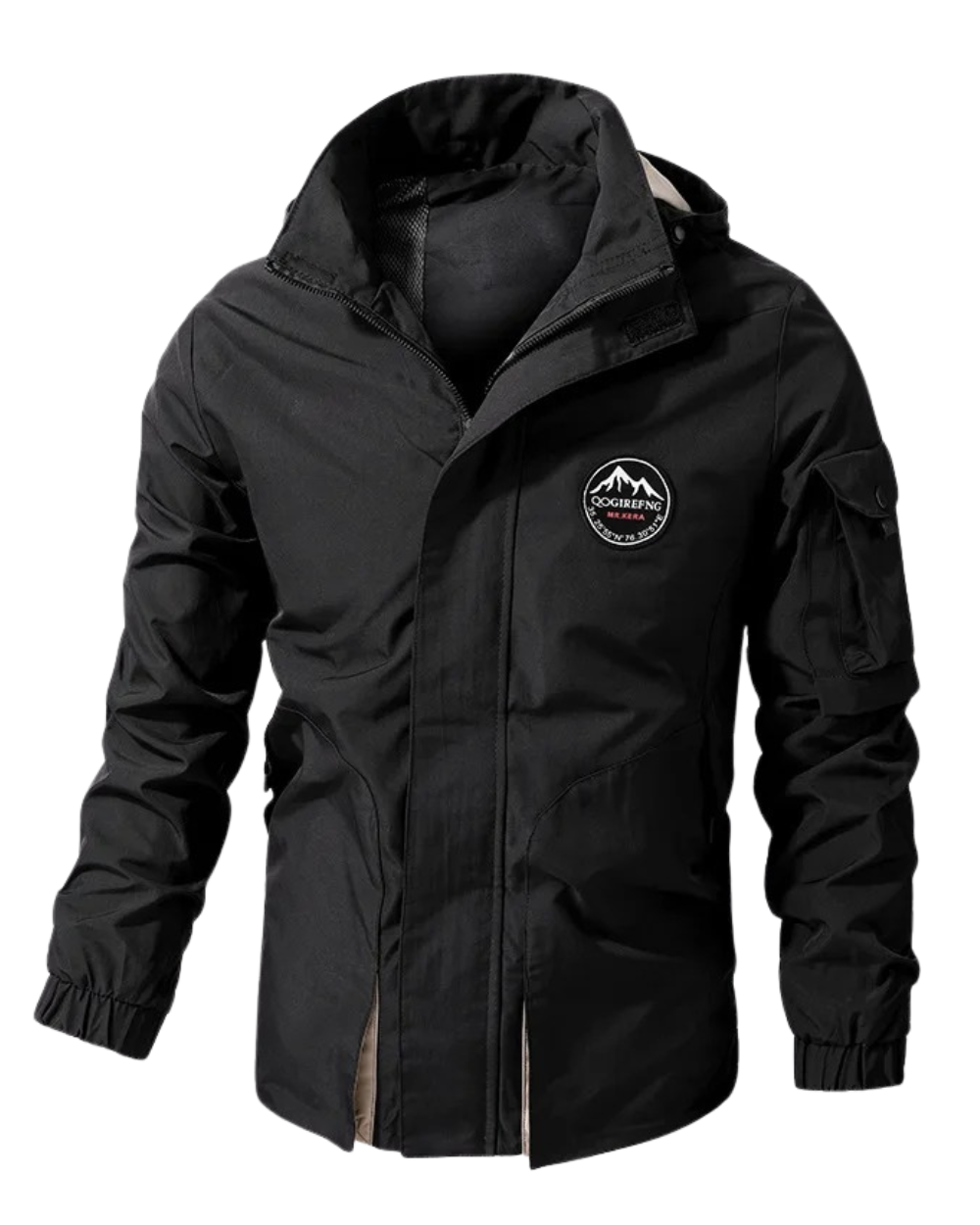 Κομψό στρατιωτικό χειμερινό μπουφάν